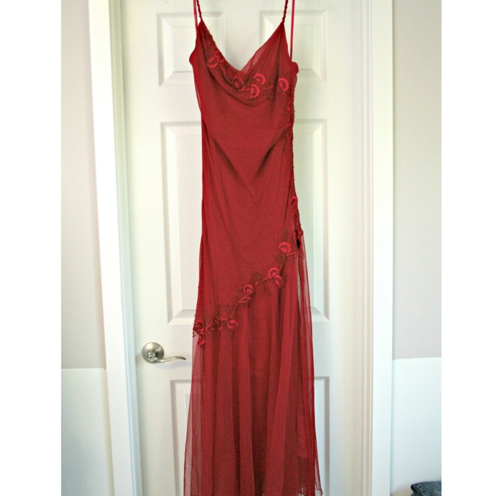 Xscape Scarlet Red Ball Gown size 12 NWT (kind of)